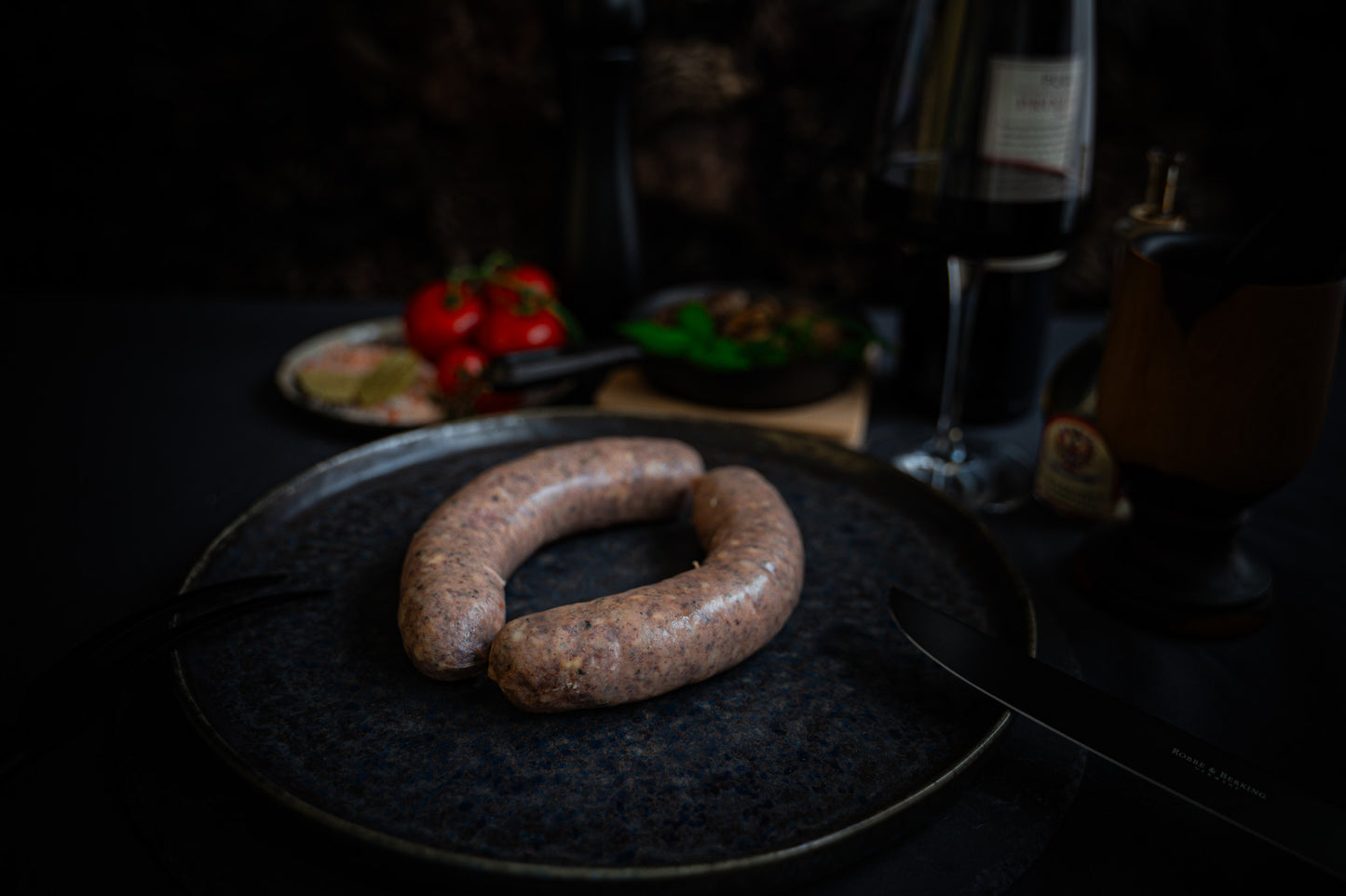 Wildschwein Brat-/Currywurst im Darm