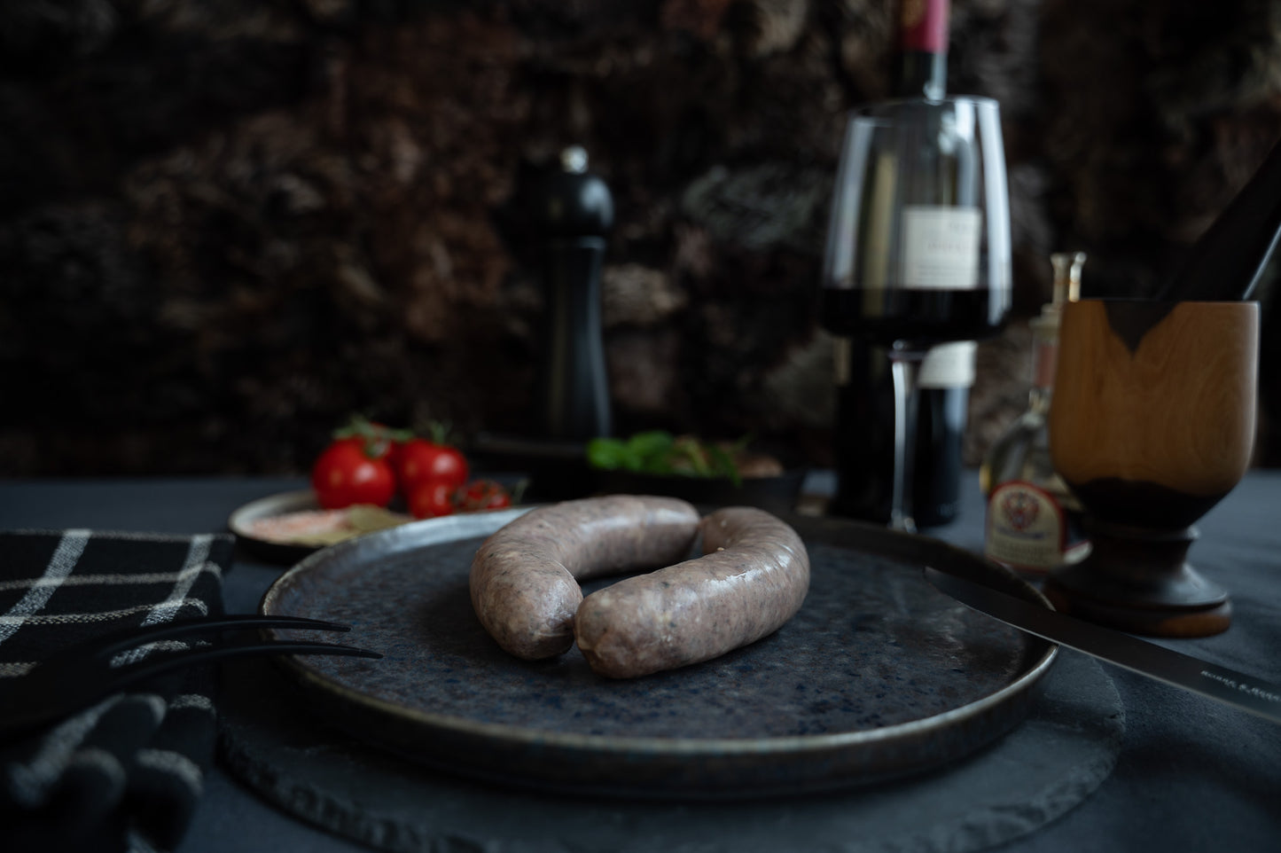 Wildschwein Brat-/Currywurst im Darm