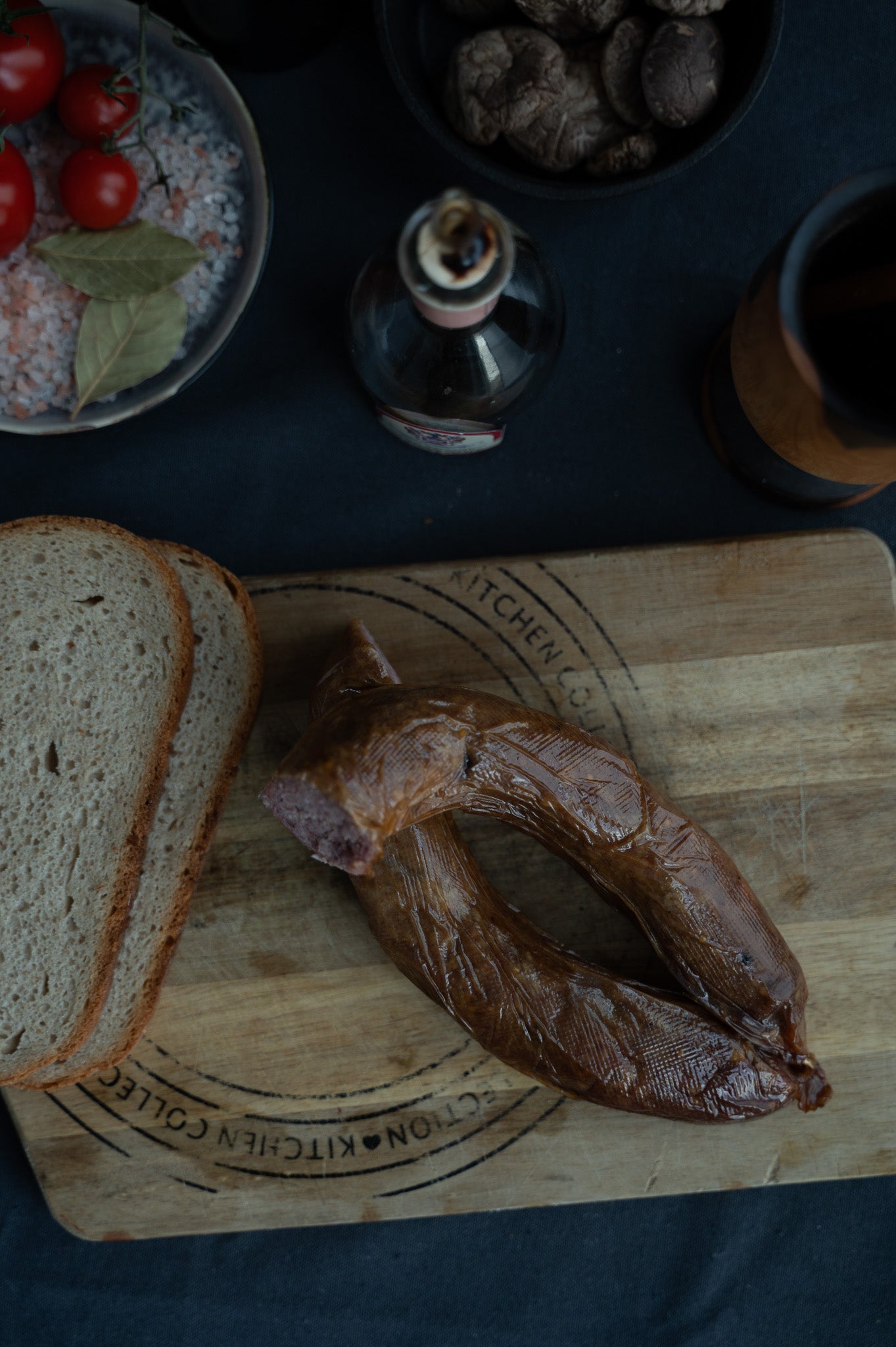 Wildschwein grobe Mettwurst mit Cranberries