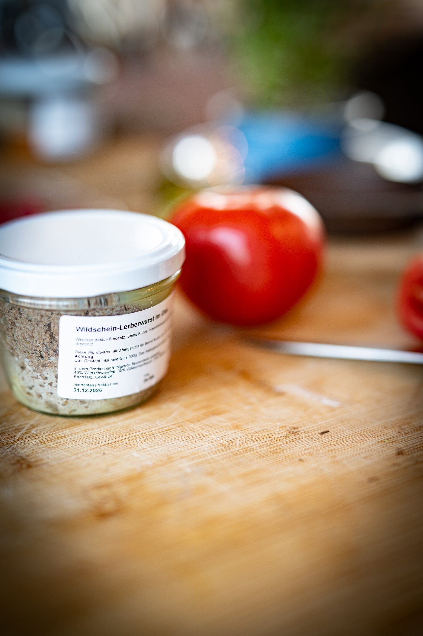 Wildschwein-Leberwurst im Glas