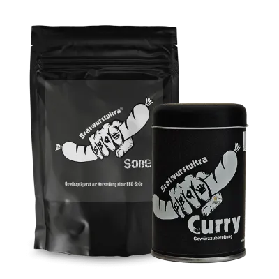 Bratwurstultra Gewürz Set für Currywurst Soße inklusive Curry Topping