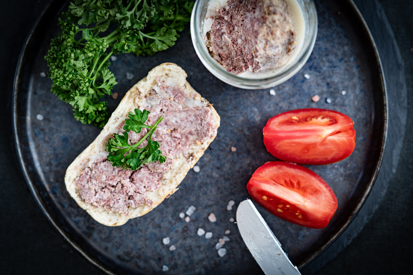 Wildfleisch Hackepeter im Glas